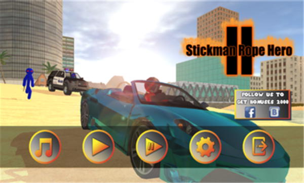 火柴人绳索英雄2截图1