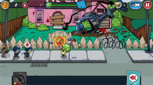 警察大战僵尸25