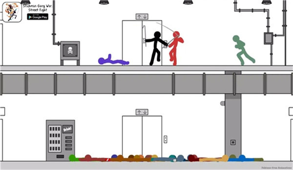 火柴人帮派战争城市之战截图1