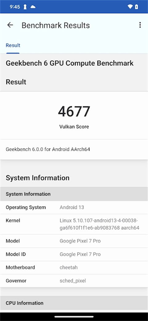 Geekbench6手机版截图4