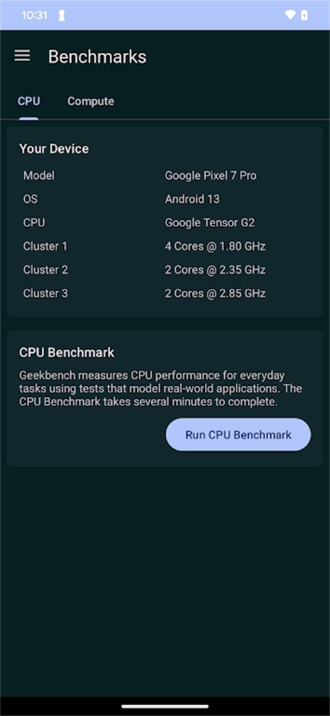 Geekbench6手机版截图1