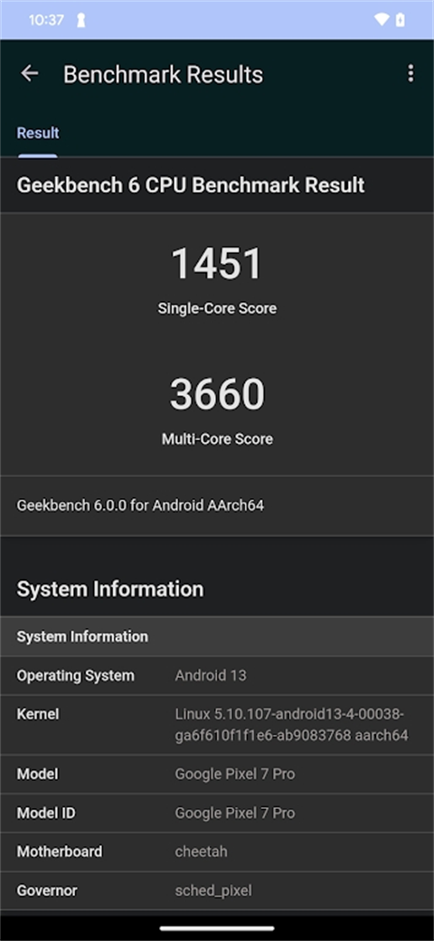 Geekbench6手机版截图2