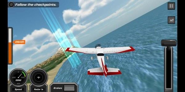 真实飞行模拟3D游戏截图1