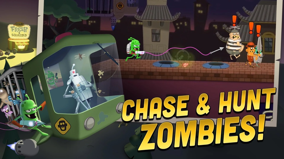 僵尸榨汁机(Zombie Catchers)截图1