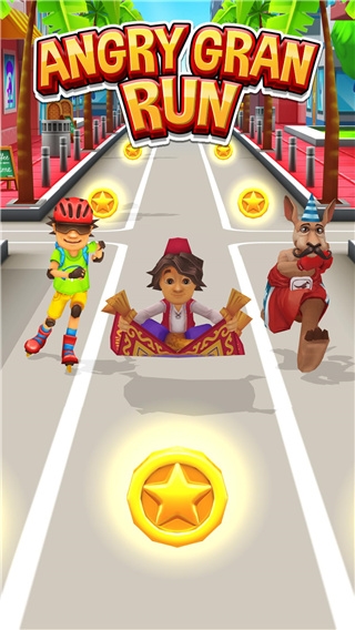 愤怒的老奶奶玩酷跑截图1