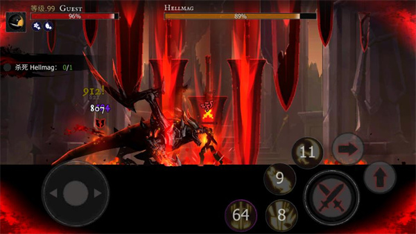 死亡之影黑暗骑士(Shadow of Death: Offline Games)截图1