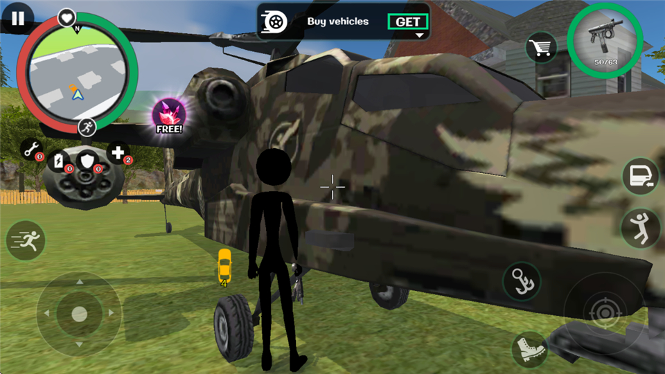 火柴人绳索英雄2安卓版截图1