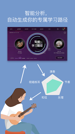 AI音乐学院吉他尤克里里app截图2