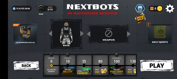 nextbots密室射手截图1