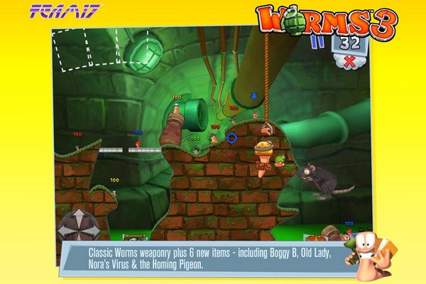 百战天虫3(Worms 3)截图2