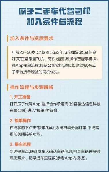 瓜子代驾司机端司机送车怎么加入配图1