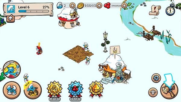 smurfs蓝精灵村庄下载